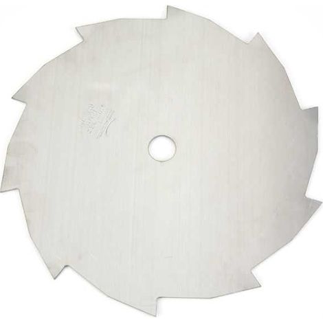 Lame disque 10 dents débroussailleuse. Ø 250 mm. Alésage 20 mm. Epaisseur 2 mm (1/3)