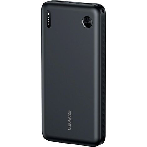 Powerbank USAMS PB83 2xUSB-A 1xUSB-C 10000mAh negro (1/5)