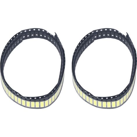 Perle lumineuse LED SMD blanche 6V, 200 pièces, température de couleur 6000 à 6500K, rétro-éclairage TV LCD