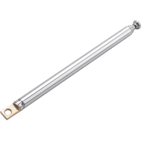 5-teilige 307-mm-Teleskopantenne für UKW-Radio und Fernsehen, 12-Zoll-Fernbedienungsempfänger, universelle einziehbare Antenne (1/5)