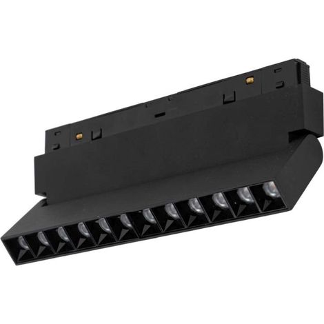 Spot rail magnétique noir LED 12W 4000K Italux Norman (1/5)