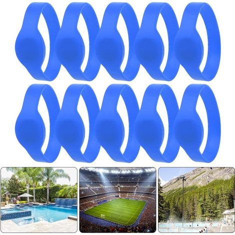 Bracelet en Silicone Carte IC étanche pour Sauna Piscine 10 (1/5)