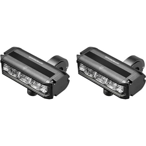 2x OFFBONDAGE LED-Fahrradlicht, USB-wiederaufladbar, Aluminiumlegierung, wasserdichte Fahrradlaterne (1/5)