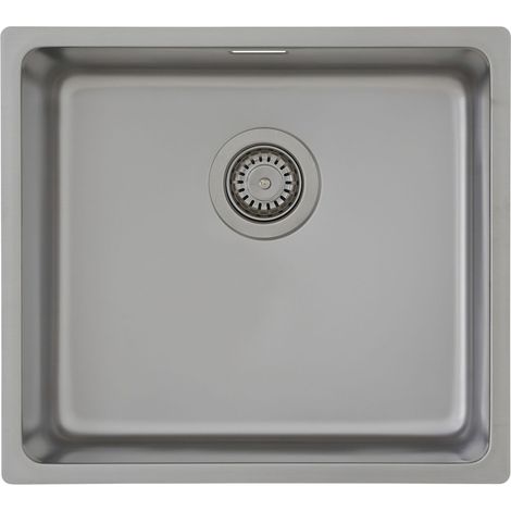 respekta Einbauspüle 1 Becken Edelstahl Detroit Single Spüle Spülbecken (1/5)