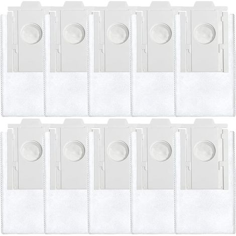 Lot de 10 sacs à poussière pour aspirateur robot Samsung VCA-RDB95 Jet Bot+ Jet Bot AI+ (1/5)