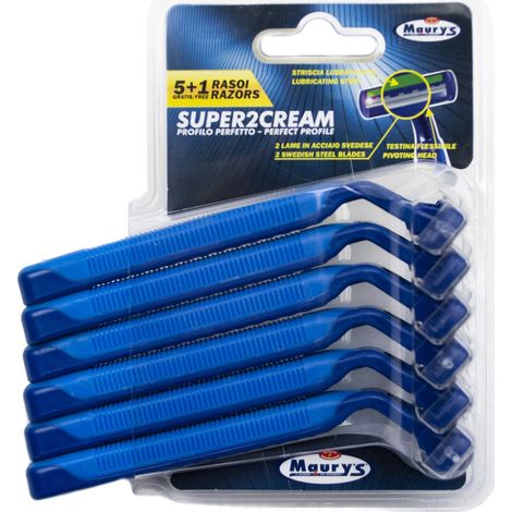 MAURY'S LAMETTE SUPER 2 CREAM MONOUSO 5+1 UOMO (1/4)