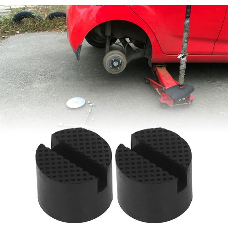 Deux patins de cric en caoutchouc à vendre, patins de cric universels pour chariots à bras, 50 x 38 x 10 mm (1/5)