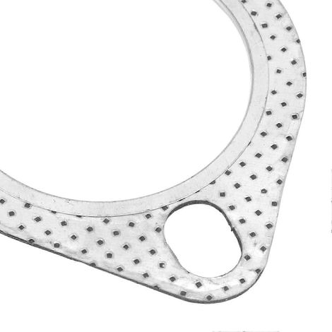 Kit de raccordement universel en deux parties pour bride d'échappement, compatible avec les tuyaux d'échappement de 2,5 pouces. (1/5)
