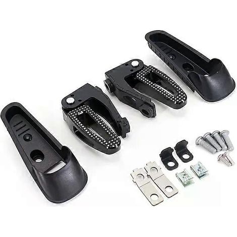 Motorradzubehör Soziusfußrastenhalterung Schwarz Pedal für Vespa GTS 300 GTS300 Gts300 Gts 300 (1/4)