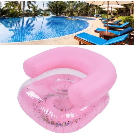 Fauteuil de bain gonflable bébé épais PVC pour apprentissage natation et siège de bain enfant (1/5)