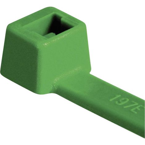 HellermannTyton 116-05415 T80L-N66-GN-C1 Kabelbinder 390 mm 4.60 mm Grün  100 St.