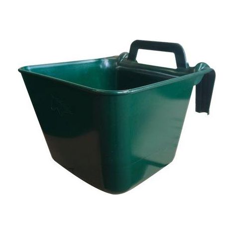 MANGIATOIA CAVALLI STACCIONATA PORTATILE PLASTICA CM 40X30 H.CM 25
