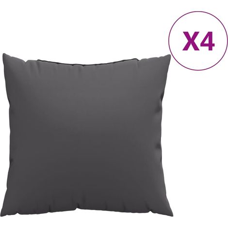 Maison Exclusive - Cuscini per Divano 4 pz Antracite 40x40 cm in Tessuto
