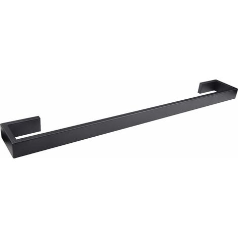 Portasciugamani 40cm Supporto a Muro 304 Acciaio Inossidabile Porta Salviette Porta Asciugamani Nero Spazzolato per Bagno e Cucina