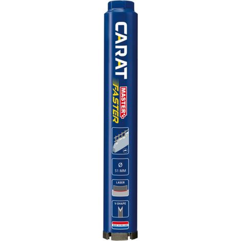 Carat Diamant Nass Bohrkrone LASER BETON MASTER FASTER 51 x 300 mm EMF0513005