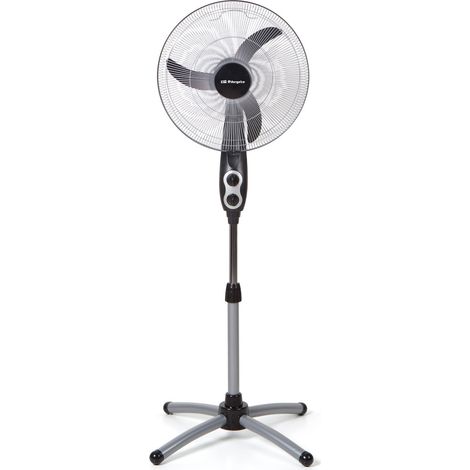Ventilador de Pie Orbegozo SF 0156   45cm, Negro, Inox, 60 W (1/5)