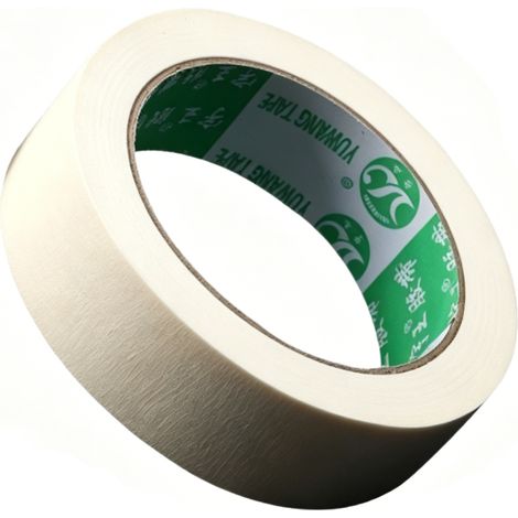 Irovami Ruban masquage crépon – Sans résidus, facile déchirer – Idéal pour peinture, maison, bureau, DIY (1/5)