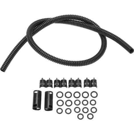 Kit de tuyau de lave-glace 50cm, matériau professionnel de qualité supérieure, tuyau ondulé Durable à large compatibilité (1/5)