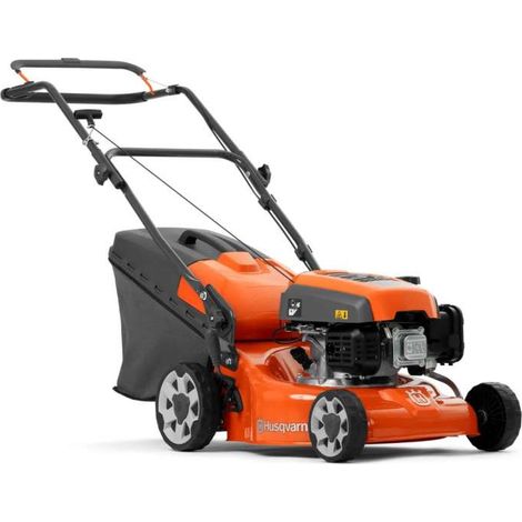 Husqvarna – Tondeuse thermique 40 cm – Moteur fiable – Carter acier robuste – Coupe précise pour petites pelouses – Poignée pliable (1/3)
