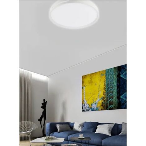 TrAdE Shop Traesio - Plafoniera Da Soffitto 60 Watt Cerchio Per Interno Luce Fredda Fst-50a26844 49cm - (1/4)