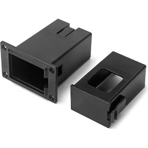 Boîtier compartimenté pour pile 9V pour micro de guitare acoustique ou de basse (1/5)