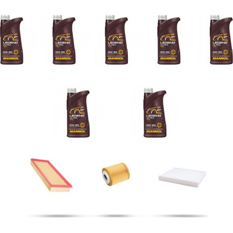 Kit tagliando 3 FILTRI e 7L OLIO compatibile con Ford Tourneo Connect II 1.5 EcoBlue 74kw dal 2018 (1/4)