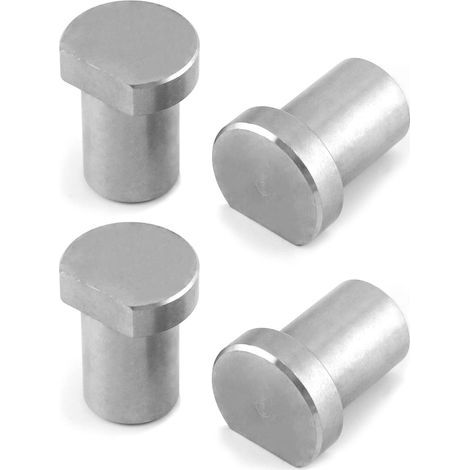 4 Pcs Butées d'Établi en Acier Inoxydable pour Trou de 19 mm Diamètre, Accessoires de Table à Bois pour Fixer les Pièces (1/5)