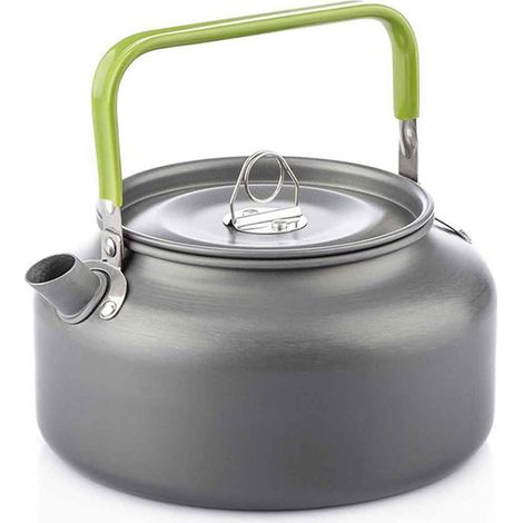 Campingkessel – aus Aluminiumoxid – für Wandern, Picknicks und Outdoor-Aktivitäten – 17 x 9,5 x 17 cm – 1 Stück (1/5)