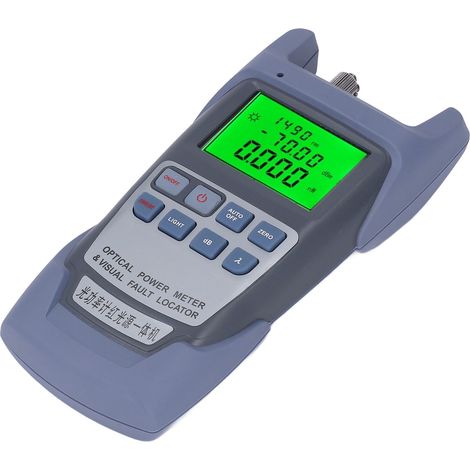 Kit de terminaison fibre optique avec compteur de puissance, coupe-fibre et testeur multifonction, outillage complet. (1/5)