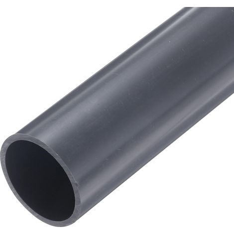 Tube Rigide en PVC, Tuyauterie Ronde, Tuyauterie pour Matériel, 36,8 mm ID, 42 mm OD, Longueur de 9 Pouces, Gris Clair, Haute Résistance aux Chocs pour Tuyau d'Eau, Gaine de Câble (1/5)