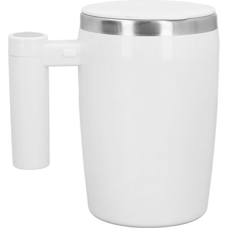Mug mélangeur électrique auto-mélangeur rechargeable en acier inoxydable, amovible et auto-mélangeur, pour café, lait et chocolat chaud. (1/5)