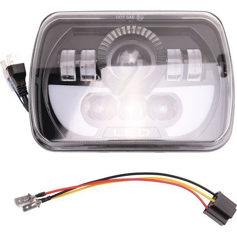 Phares Led 300W 5X7 Lampe Frontale Faisceau Scellé Led Avec Phare Led Faisceau Haut-Bas Pour Yj Cherokee Xj (1/2)
