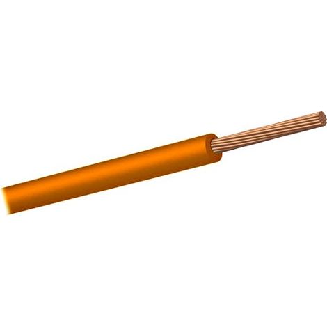 Cavo filo unipolare HT105 sezione 0,35 mmq Arancio