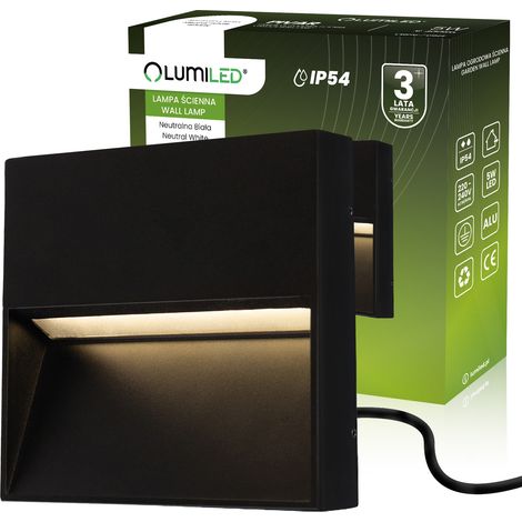 Gartenleuchte, Fassadenwandleuchte 5W LED IP54 PIVAR LUMILED