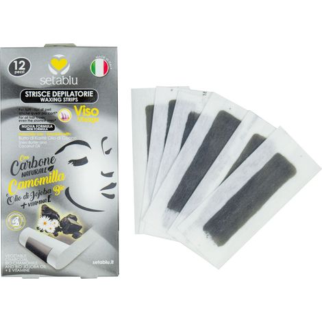 574464 12 bandas depilatorias SETABLU de carbón negro depurativo body y bikini (1/3)