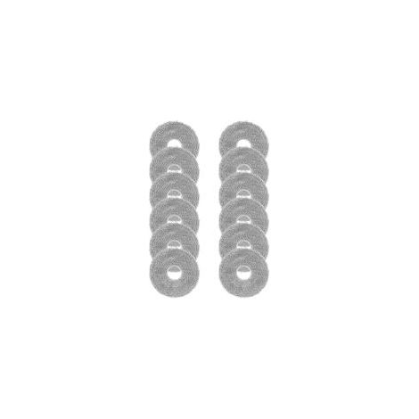 Lote de 12 paños para robot aspirador Dreame X50 / X40 / L20 Ultra Complete, L50 / L40 / X30 / L10 / L10s Pro Ultra, Xiaomi X20 Pro/Max, accesorio de fregona de microfibra reutilizable y (1/5)