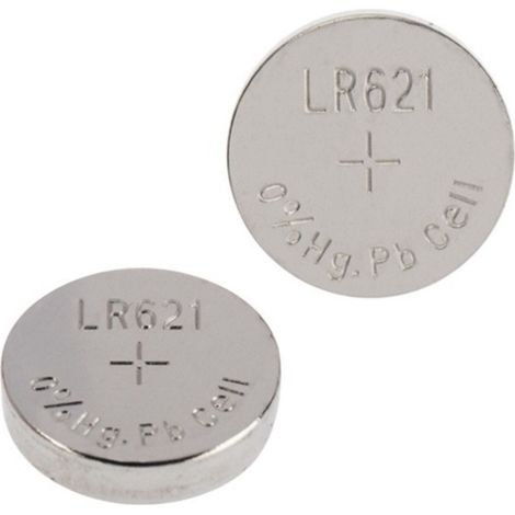 Piles Alcalines Lr621/g1 1,5 V 12 Mah Pour Télécommande D'horloge Bouton Maxtech (1/2)