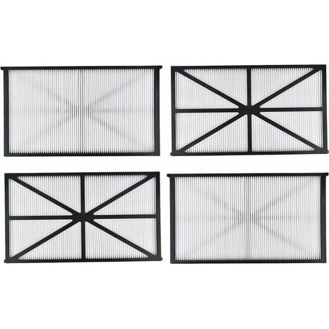 Lot de 4 cartouches filtrantes pour aspirateurs de piscine Hayward TigerShark et SharkVac Compatible avec modèle RCX70101 (1/4)