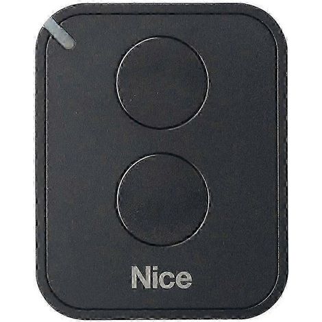 Télécommande FLO2RE Nice pour émetteur Gates RB400 RB1000, 2 boutons, noire (1/4)