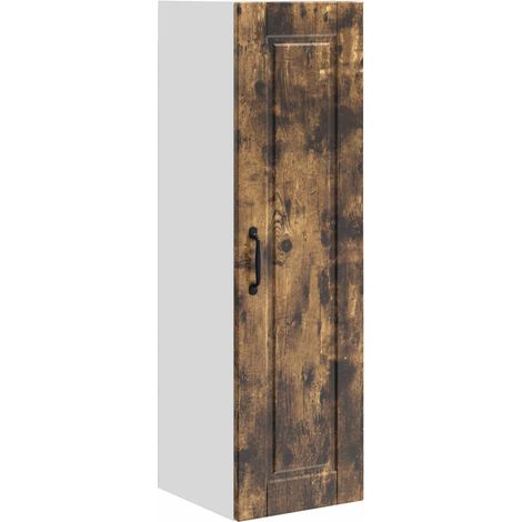 Maison Exclusive - Armadietto a muro PORTO Rovere fumé 30 x 31 x 100 cm
