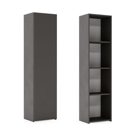 Libreria solida LONI 160x40 cm - colore Grigio