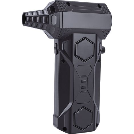 Souffleur d'air comprimé multifonctionnel avec écran LED, vitesse réglable en continu jusqu'à 180 000 tr/min, idéal pour les claviers d'ordinateur. (1/5)