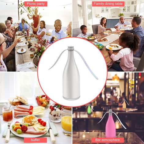 Automatischer Fliegenventilator mit Licht, für Terrasse und Camping, vertreibt Insekten und Schädlinge, Tischaufstellung, geräuschlos. (1/5)