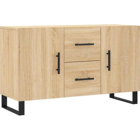 Sideboard/Anrichte/Buffet Sonoma-Eiche 100x36x60 cm Holzwerkstoff LXWW144489 (1/5)
