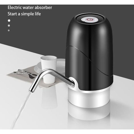 Borraccia elettrica senza fili, distributore d'acqua, ricaricabile tramite USB, portatile e con pompa automatica. (1/4)