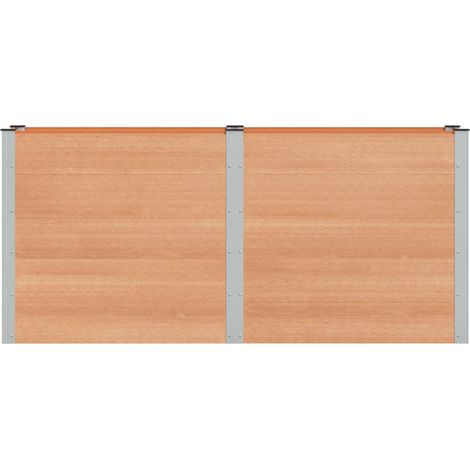 Maison Exclusive - Hochbeet Braun 200 x 50 x 91 cm