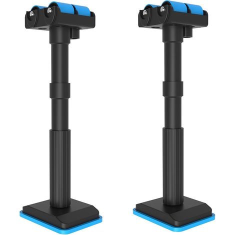 Support télescopique polyvalent pour fixation rapide dans les garages et salles de bains (1/5)