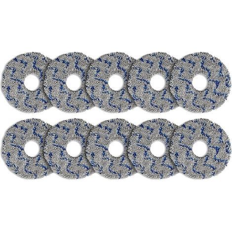 (10 piezas) almohadillas lavables para fregona ECOVACS DEEBOT X5 OMNI/ N30 Pro Omni/ T30 Pro Max/T30 Pro Omni/T30S/ T30S Combo/X2 Omni X2 P (1/4)