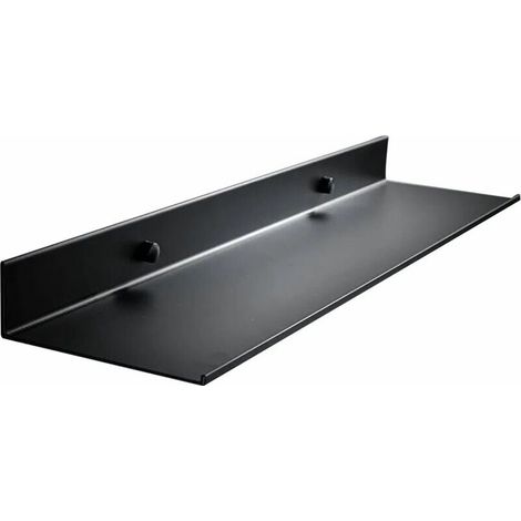 Tablette de Douche Noire Etagere Douche Étagère de Douche Étagère Murale Flottante Organiseur Douche Rangement Tablette de Douche pour Salle de Bain et Cuisine zhuoxuan (1/5)