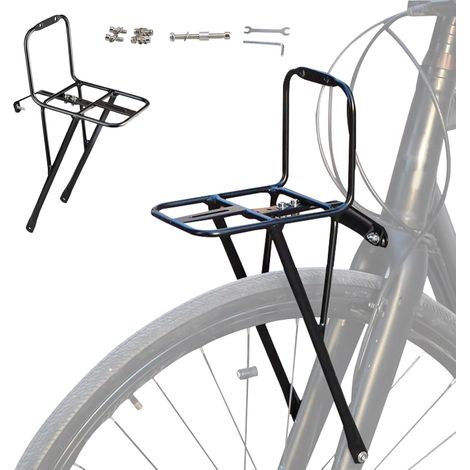 Porte-Bagages Vélo - Support pour Sacoches de Vélo Montage (1/5)